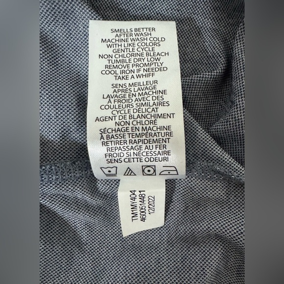 Travis Matthew Oceanside Polo Shirt Blue Nights Heather Size XL NWT Company Logo - Picture 9 of 13